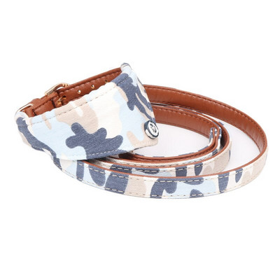 Guler de câine din piele Bandana Lesă Pisică Animal de companie Colier Lanț țesătură Plaid Dot Esarfă pentru Mijloc Mijloc Perro Chihuahua Teddy Pug Produs