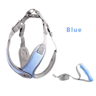 Σετ αντανακλαστικού λουριού και λουριών σκύλου για μικρούς μεσαίους σκύλους Ζώνες με πλέγμα που αναπνέουν Γιλέκο κουτάβι γάτες Ιμάντας στήθους Προμήθειες για κατοικίδια