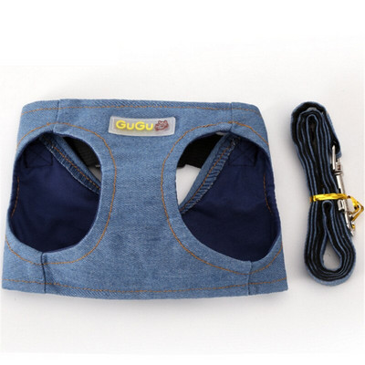 Σετ λουριών και λουριών σκύλου Ανακλαστικό γατάκι κουτάβι γάτες Ζελέ λουρί με πλέγμα Ρούχα για κατοικίδια για μικρά σκυλιά Chihuahua Yorkies Pug