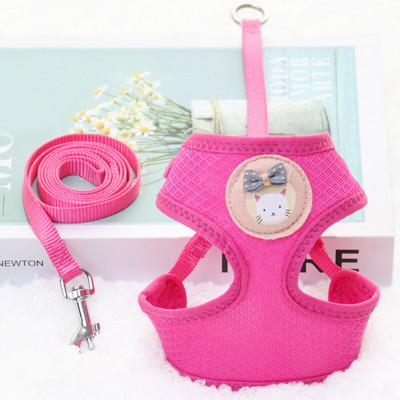 Mood lemmikloomakoerad rakmed vest riidest rinnarihm Väike koera kassi päitsed rakmed Plii lemmiklooma kutsika jalutusrihma tarvikud SML XL 10A