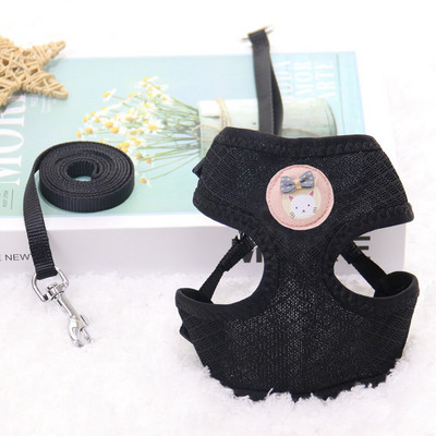 Mood lemmikloomakoerad rakmed vest riidest rinnarihm Väike koera kassi päitsed rakmed Plii lemmiklooma kutsika jalutusrihma tarvikud SML XL 10A