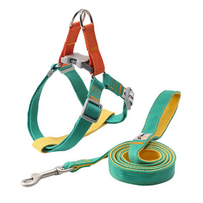 Βήμα σε σετ λουριών και λουριών σκύλου Ρυθμιζόμενο λουρί λουριών κατοικίδιων ζώων Μαλακό νάιλον λουρί σκύλου για μικρομεσαίους σκύλους