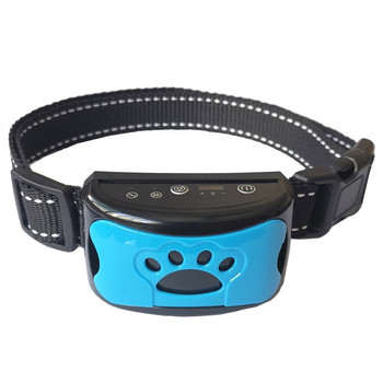 Ултразвуков нашийник за обучение на кучета USB, електрически, удобни, водоустойчиви устройства против лай, спиране на лаенето, вибрации, устройства против лай