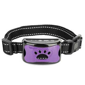 Ултразвуков нашийник за обучение на кучета USB, електрически, удобни, водоустойчиви устройства против лай, спиране на лаенето, вибрации, устройства против лай