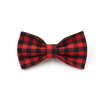 Guler de câine cu papion comod Cadou pentru animale de companie pentru câine mic și mare Guler de câine clasic, negru, roșu, imprimeu în carouri, guler personalizat pentru câine, rezistent, moale