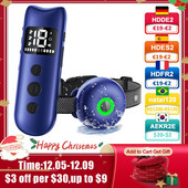 Zgarda electrică pentru dresaj pentru câini TinMiu, 2000 de picioare, telecomandă IPX7, impermeabilă, reîncărcabilă, cu vibrații, anti-șoc, zgarda pentru câini