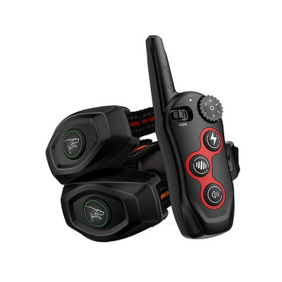 Zgarda electrică de dresaj pentru câini, telecomandă pentru animale de companie, zgarda anti-latră pentru câini, cu vibrații, reîncărcabilă, zgarda impermeabilă pentru animale de companie