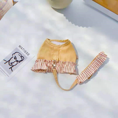 Σετ λουριών λουριών εξωτερικού χώρου για βόλτα με σκύλους κατοικίδιων ζώων για μικρούς σκύλους γάτες Ζώνες για κουτάβι Γιλέκο για κουτάβι Bichon Ρούχα Αξεσουάρ με σχοινί