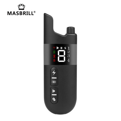 Περιλαίμιο εκπαίδευσης σκύλων με τηλεχειριστήριο κατοικίδιων ζώων με επαναφορτιζόμενο ηλεκτρικό αδιάβροχο κολάρο εκπαίδευσης σκύλου με κραδασμούς