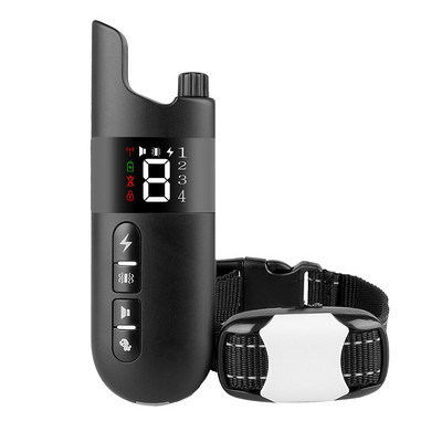 Περιλαίμιο εκπαίδευσης σκύλων με τηλεχειριστήριο κατοικίδιων ζώων με επαναφορτιζόμενο ηλεκτρικό αδιάβροχο κολάρο εκπαίδευσης σκύλου με κραδασμούς