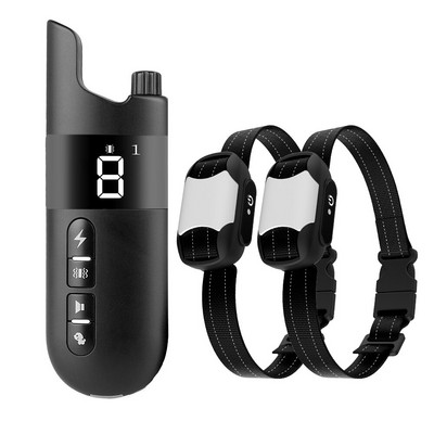 Περιλαίμιο εκπαίδευσης σκύλων με τηλεχειριστήριο κατοικίδιων ζώων με επαναφορτιζόμενο ηλεκτρικό αδιάβροχο κολάρο εκπαίδευσης σκύλου με κραδασμούς