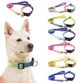 Κολάρο σκύλου Ombre Χρώμα μαλακή πόρπη Άνετα νάιλον ρυθμιζόμενα περιλαίμια κατοικίδιων για μεγάλα, μεσαία, μικρά κουτάβια σκυλιά