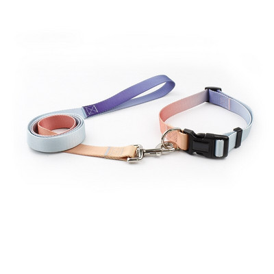 Κολάρο σκύλου Ombre Χρώμα μαλακή πόρπη Άνετα νάιλον ρυθμιζόμενα περιλαίμια κατοικίδιων για μεγάλα, μεσαία, μικρά κουτάβια σκυλιά