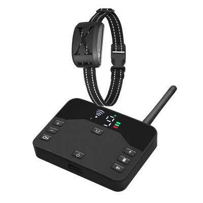 Koerte juhtmevaba elektritara ja treeningkaelarihm 2-ühes löökvibratsioonipiiks kõigile kutsikatele Nähtamatu taratõke lemmikloomadele ohutule