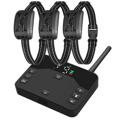 Koerte juhtmevaba elektritara ja treeningkaelarihm 2-ühes löökvibratsioonipiiks kõigile kutsikatele Nähtamatu taratõke lemmikloomadele ohutule