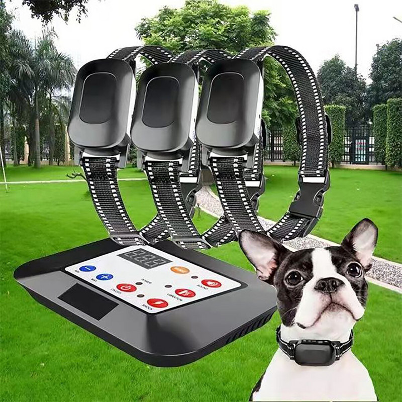 Koerte juhtmevaba elektritara ja treeningkaelarihm 2-ühes löökvibratsioonipiiks kõigile kutsikatele Nähtamatu taratõke lemmikloomadele ohutule