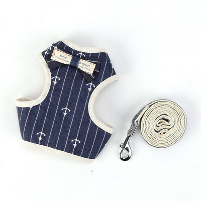 Ιμάντες στήθους με γραβάτα σκύλου Γιλέκο διχτυωτό αναπνεύσιμο λουρί για κατοικίδια Σετ σχοινιού έλξης για κουτάβι γάτα κολάρο στήθος Πλάτη Προμήθειες μικρού σκύλου