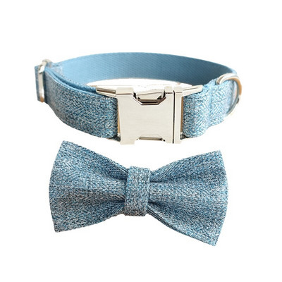 Lina puhtad koerad värvilised uhked lemmikloomad hingavast riidest kaelarihm tõmbeköis vibu kohandatud nime graveerimine