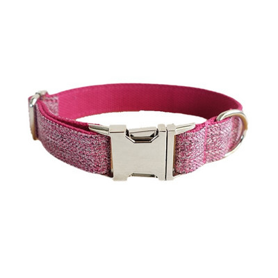 Lina puhtad koerad värvilised uhked lemmikloomad hingavast riidest kaelarihm tõmbeköis vibu kohandatud nime graveerimine