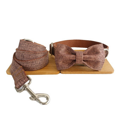 Lina puhtad koerad värvilised uhked lemmikloomad hingavast riidest kaelarihm tõmbeköis vibu kohandatud nime graveerimine