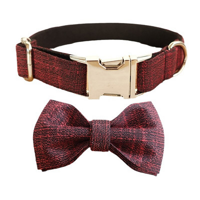 Lina puhtad koerad värvilised uhked lemmikloomad hingavast riidest kaelarihm tõmbeköis vibu kohandatud nime graveerimine