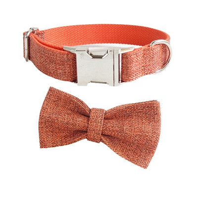 Lina puhtad koerad värvilised uhked lemmikloomad hingavast riidest kaelarihm tõmbeköis vibu kohandatud nime graveerimine