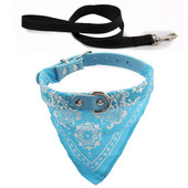 Lovely Pet Dog Scarf Collar Nylon σετ λουριών Ρυθμιζόμενο Puppy Bandana Ποιοτικό Pet σκύλοι γάτας Κολάρες γραβάτας Ανακλαστικά λουριά