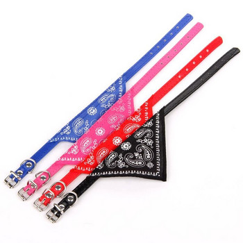 Lovely Pet Dog Scarf Collar Nylon σετ λουριών Ρυθμιζόμενο Puppy Bandana Ποιοτικό Pet σκύλοι γάτας Κολάρες γραβάτας Ανακλαστικά λουριά