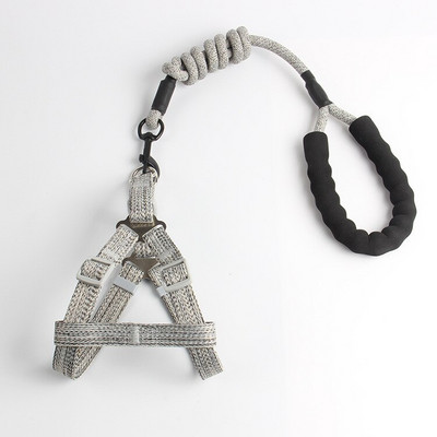 Nailonmaterjalist koerarihmade jalutusrihmade kaelarihma komplekt Reguleeritavad koerarihmad väikesele keskmisele koerale