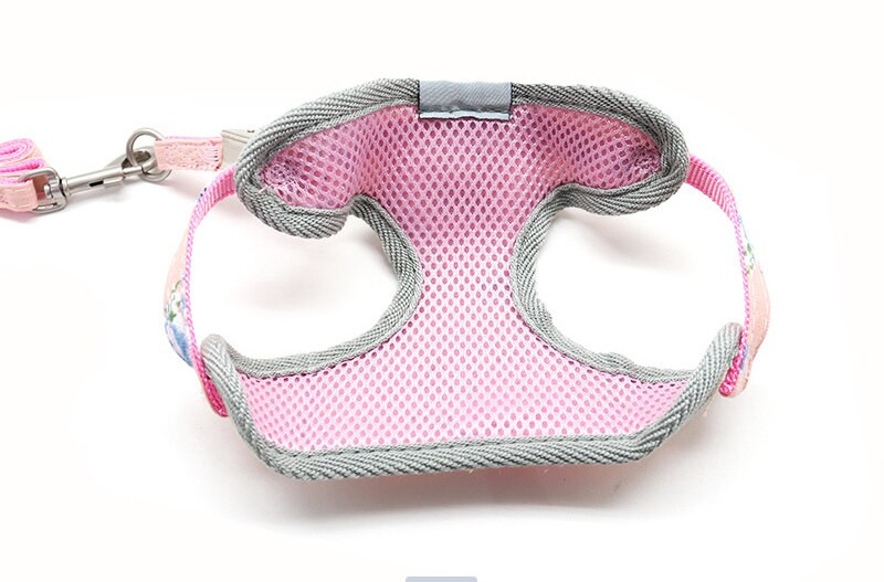 Ochiuri de plasă ajustabile pentru câini de talie mică, frânghie de plimbare în aer liber, vestă respirabilă pentru cățeluși, pentru articole de îmbrăcăminte pentru căței Chihuahua