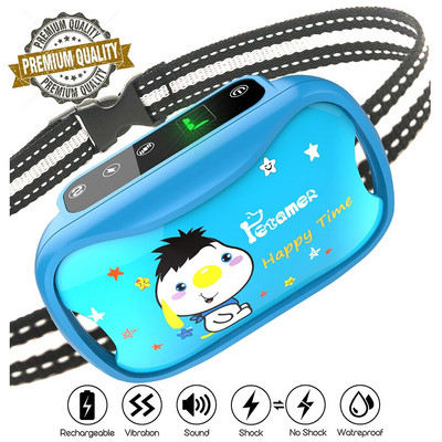 Shock kaelarihm laetav koera E kaelarihm piiksu vibratsiooniga Humane SafeNo Remote Auto haukumisvastane kaelarihm väikesele keskmisele suurele koerale