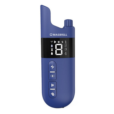 MASBRILL zgarda de dresaj electrică pentru câini, impermeabilă, telecomandă pentru animale de companie, zgarda reîncărcabilă de dresaj pentru câini cu sunet de vibrație șoc