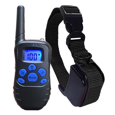 Kaugkoolituskoera haukumisvastane kaelarihm ultrahelišokk LCD vibratsiooniga lemmiklooma elektriline 100g2280