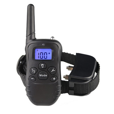 Kaugkoolituskoera haukumisvastane kaelarihm ultrahelišokk LCD vibratsiooniga lemmiklooma elektriline 100g2280