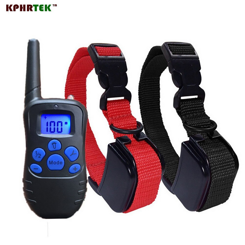 Kaugkoolituskoera haukumisvastane kaelarihm ultrahelišokk LCD vibratsiooniga lemmiklooma elektriline 100g2280