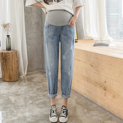 Γυναικείο σκισμένο τζιν για εγκύους