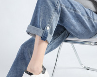 Ψηλόμεση ίσιο τζιν εγκυμοσύνης