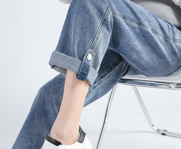 Ψηλόμεση ίσιο τζιν εγκυμοσύνης