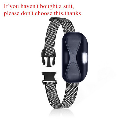 Koerte treenimiskaelarihm veekindel 1000 m lemmiklooma kaugjuhtimispult Koera kaelarihm elektrišoker Põrutusvibratsiooniheliga koeratooted