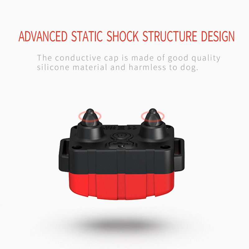 Zgardă electrică de dresaj pentru câini pentru animale de companie 500 m Telecomandă Reîncărcabilă Vibrație sonoră Anti-latrat Potrivit pentru câini de toate dimensiunile