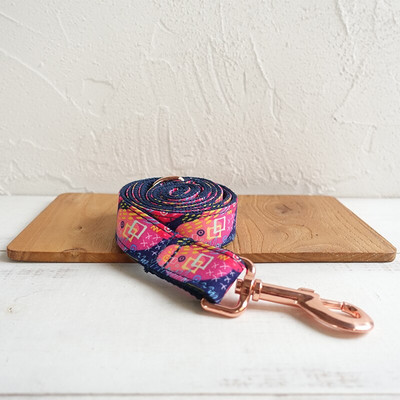 MUTTCO jaemüügi isekujundusega kaelarihm DEEP GRAFFITI käsitsi valmistatud polüsatiinist ja nailonist koera kaelarihm ja jalutusrihm UDC062M