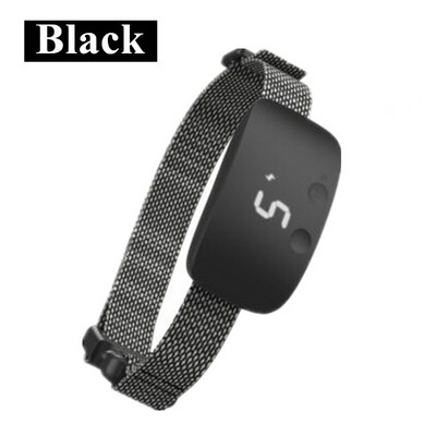 Zgarda electrică pentru antrenament pentru lătrat, impermeabilă, anti latră, pentru câine, bip, vibrație, șoc, 7 niveluri, fără lătrat.