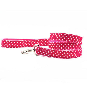 Nylon Circle Dot Style Personalize Dog Collar Leash Μικτό χρώμα Μόλυβδος γιακά σκύλου Small Medium-Size Dog SL Size