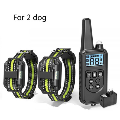 800 m koerte treenimiskaelarihm. Laetav koerte treeningvarustus, vibratsioonipeatus, haukumise tööriist lemmiklooma kaugjuhtimispuldi treener