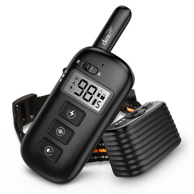 2-ühes kaugtreeniv koerarihm Laetav koera elektriline kaelarihm haukumisvastane veekindel kaugkaelarihm 1 koerale 600M