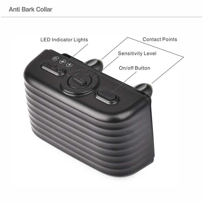2-ühes kaugtreeniv koerarihm Laetav koera elektriline kaelarihm haukumisvastane veekindel kaugkaelarihm 1 koerale 600M
