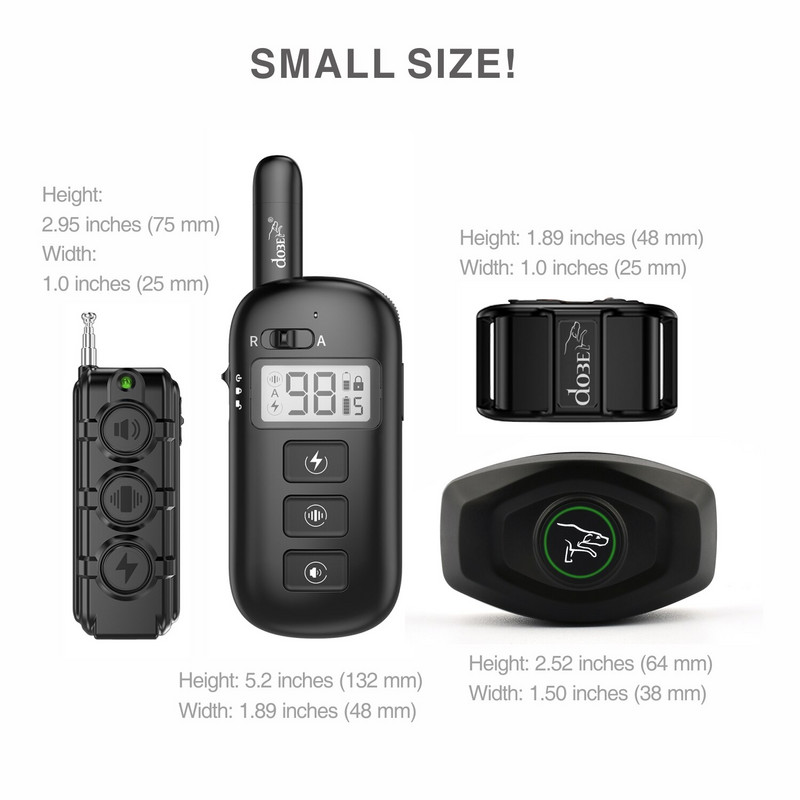 Κουτάβι Small Dog Training Collar Rechargeable Anti Bark Dog Electric Collar Waterproof Remote Control 400M Pet Product