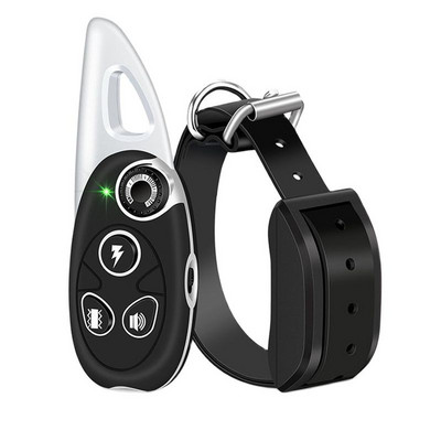 Elektriline koeratreeningu kaelarihm lemmiklooma kaugjuhtimispult Veekindel laetav igas suuruses Bark Stop Trainer Shock Vibration Sound