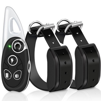 Zgarda electrică de dresaj pentru câini Telecomandă pentru animale de companie, impermeabilă, reîncărcabilă, pentru toate dimensiunile, antrenor de oprire a lătratului, sunet cu vibrații șoc