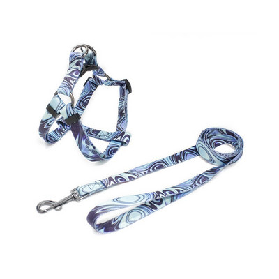 Ρυθμιζόμενο λουρί με λουρί σκύλου Χαριτωμένο λουλούδι Εκπαίδευση μικρού μεσαίου μεγάλου γιλέκου σκύλου Προμήθειες κατοικίδιων για τρέξιμο Αναπνεύσιμο κολάρο σκύλου